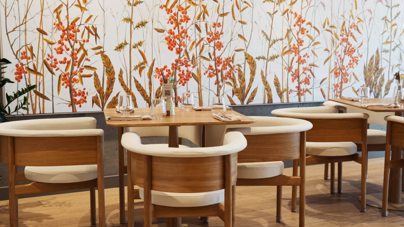 Decorazza - Ресторан М2 Органик клуб в ЖК «Крылья» - 8